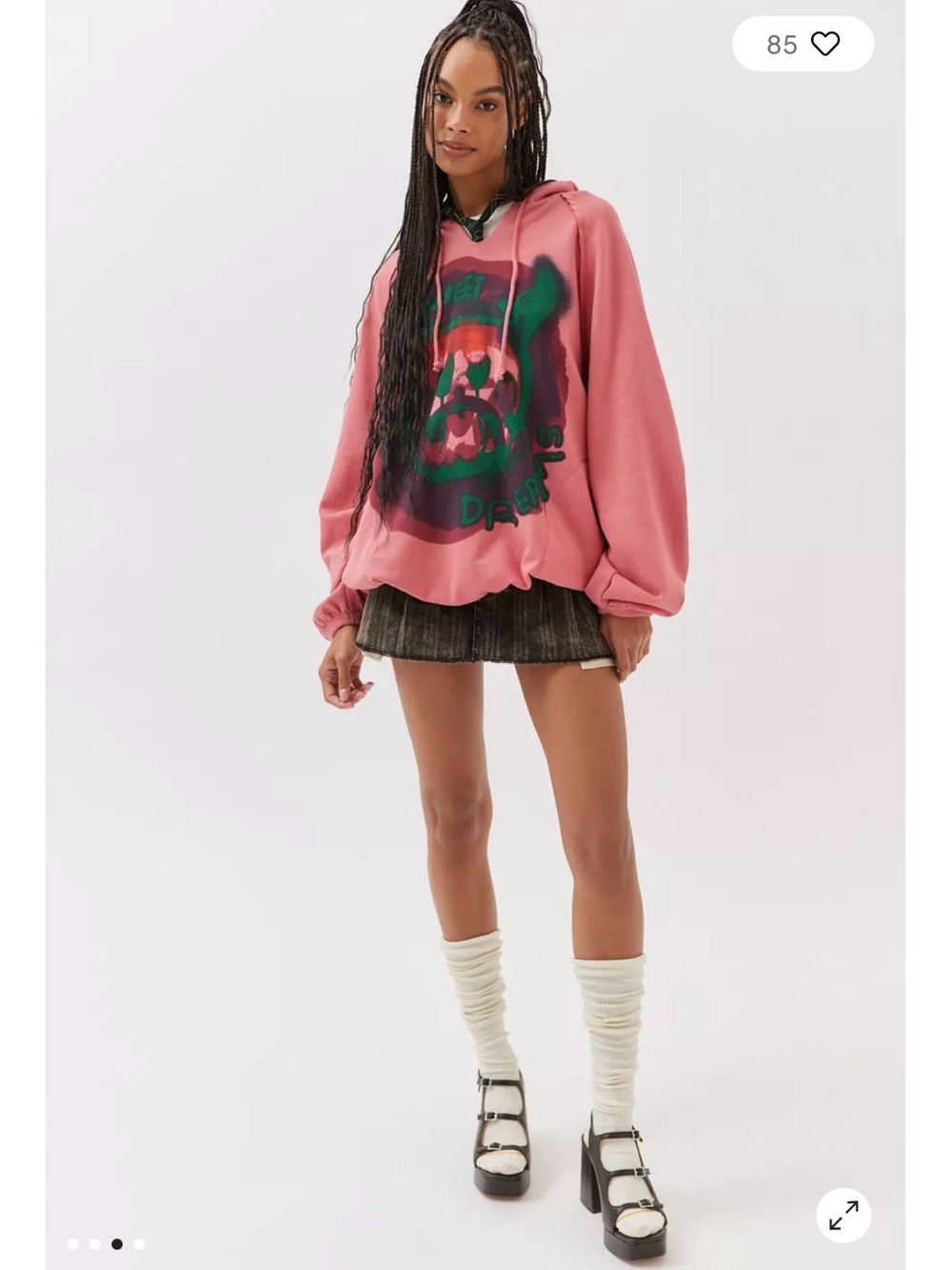 Urban Outfitters Ryder Sweet Dreams Hoodie Sweatshirt - Picture 3 of 4